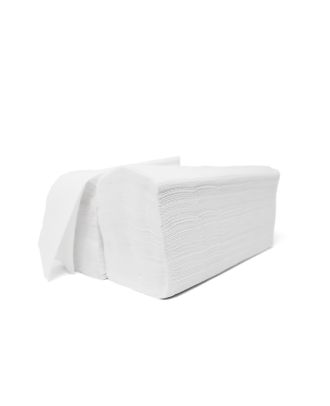Handtuchpapier 2-lagig 24 X 21 cm 3200 Blatt weiß Zellstoffpapier Falthandtuch Papierhandtuch