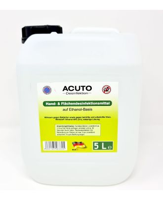 Acuto Hand- und Flächendesinfektion 5 Liter Hände-Antiseptikum Desinfektionsmittel