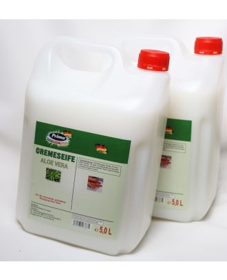 Seifencreme  10 L Aloe Vera Seife Flüssigseife Handseife Cremeseife Handwasch- Lotion 2x 5 Liter dermatologisch geprüft