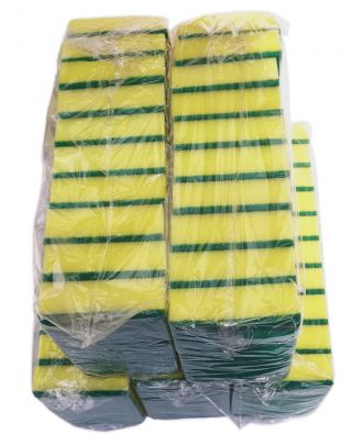Griffschwamm Topfschwamm Reinigungsschwamm Küchenschwamm Padschwamm Schwamm Paket 50-tlg