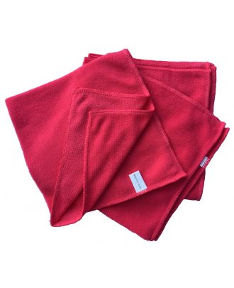 Mikrofasertücher Reinigungstuch Fenstertuch Poliertuch pink 40x40 cm 10er Pack waschbar bis max. 60 Grad