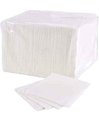 1500x Papierservietten 1-lagig Servietten 33x30 cm Zellstoff – Weiß
